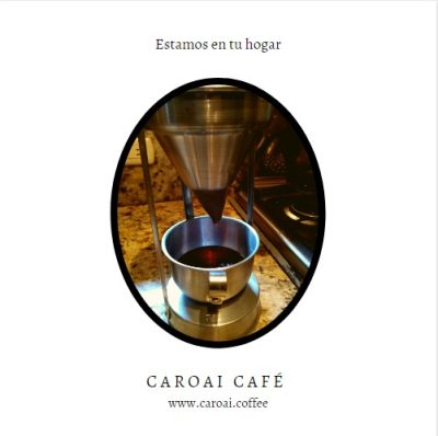 Tradicional cafetera de manga