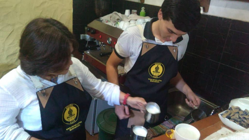 Cafe Barista Coffeeshop
