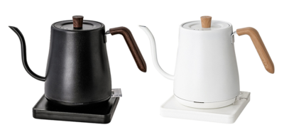 Kettle cuello de cisne con calentador electrico