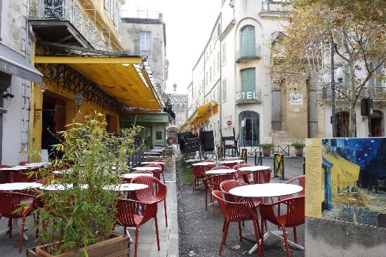 Café Van Gogh ubicado en Arlés, Francia en la actualidad