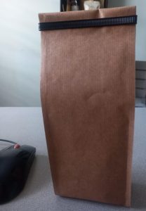 Bolsa de papel Kraft con Peel stick